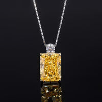Exquisite Geometry Design Sterling Silver Pendant Necklace