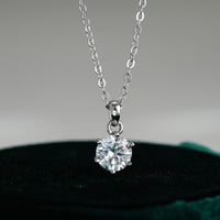 Timeless Deesign 6 Prong Moissanite Necklace
