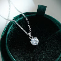 Timeless Deesign 6 Prong Moissanite Necklace